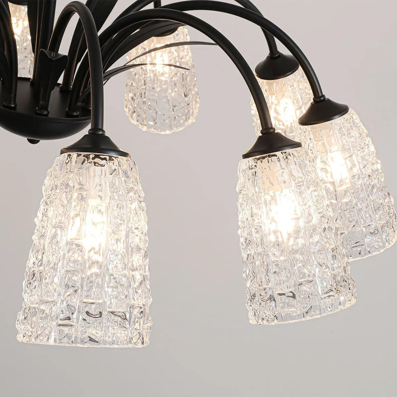 Vintage Facet Arch Chandelier