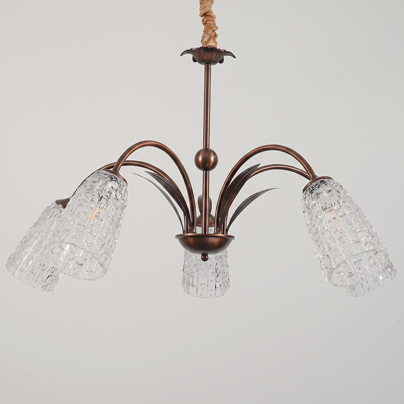 Vintage Facet Arch Chandelier