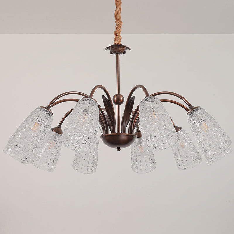 Vintage Facet Arch Chandelier