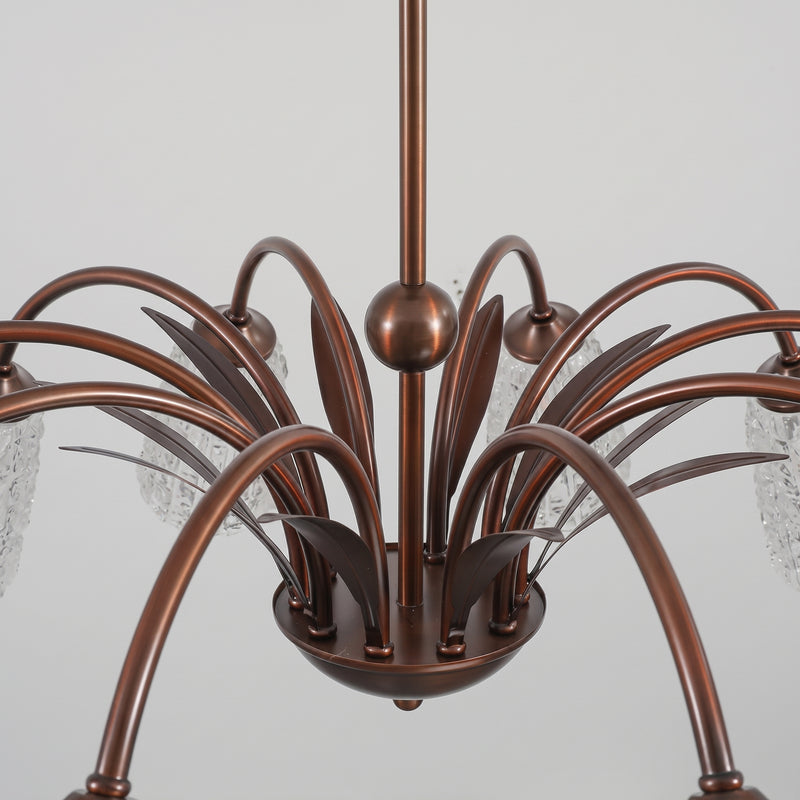Vintage Facet Arch Chandelier