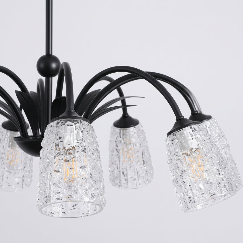 Vintage Facet Arch Chandelier
