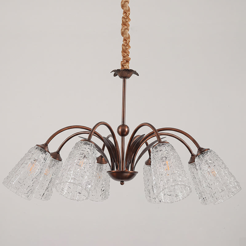 Vintage Facet Arch Chandelier