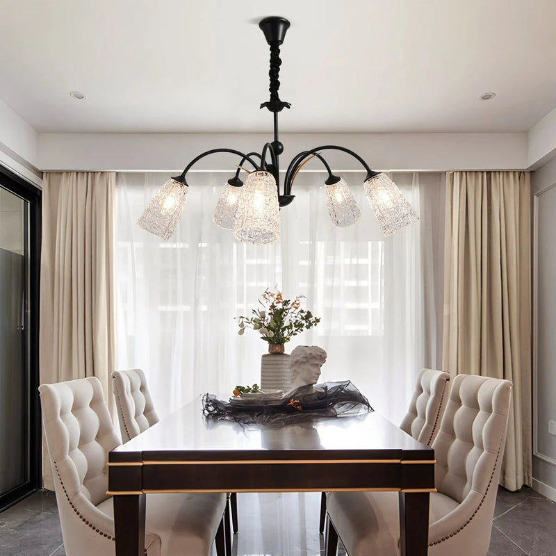 Vintage Facet Arch Chandelier