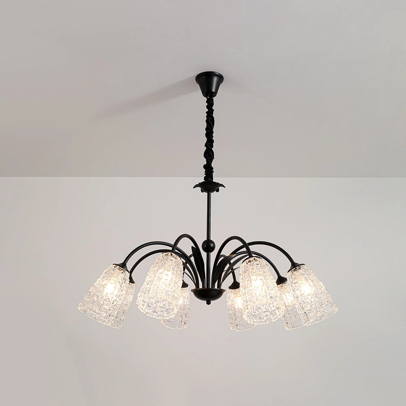 Vintage Facet Arch Chandelier