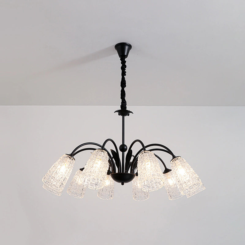 Vintage Facet Arch Chandelier