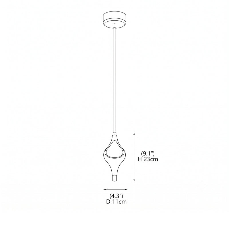 Vivienne Cascading Drop Pendant Lamp