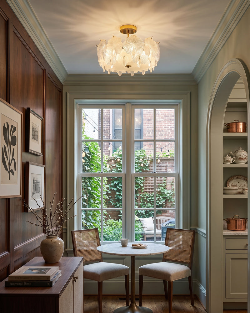 Vivienne Glass Semi-Flush Mount