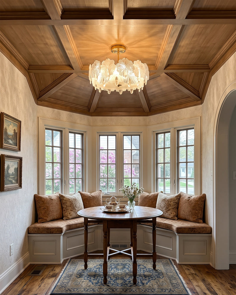 Vivienne Glass Semi-Flush Mount