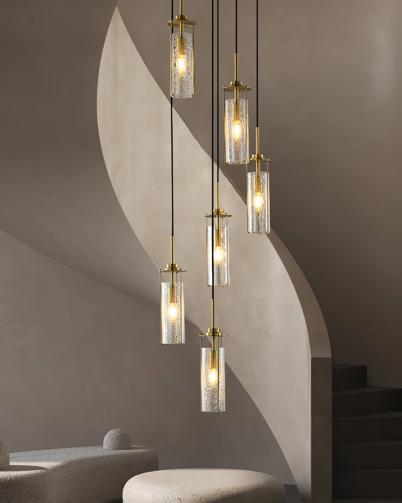 Ezra Organic Glass Pendelleuchte