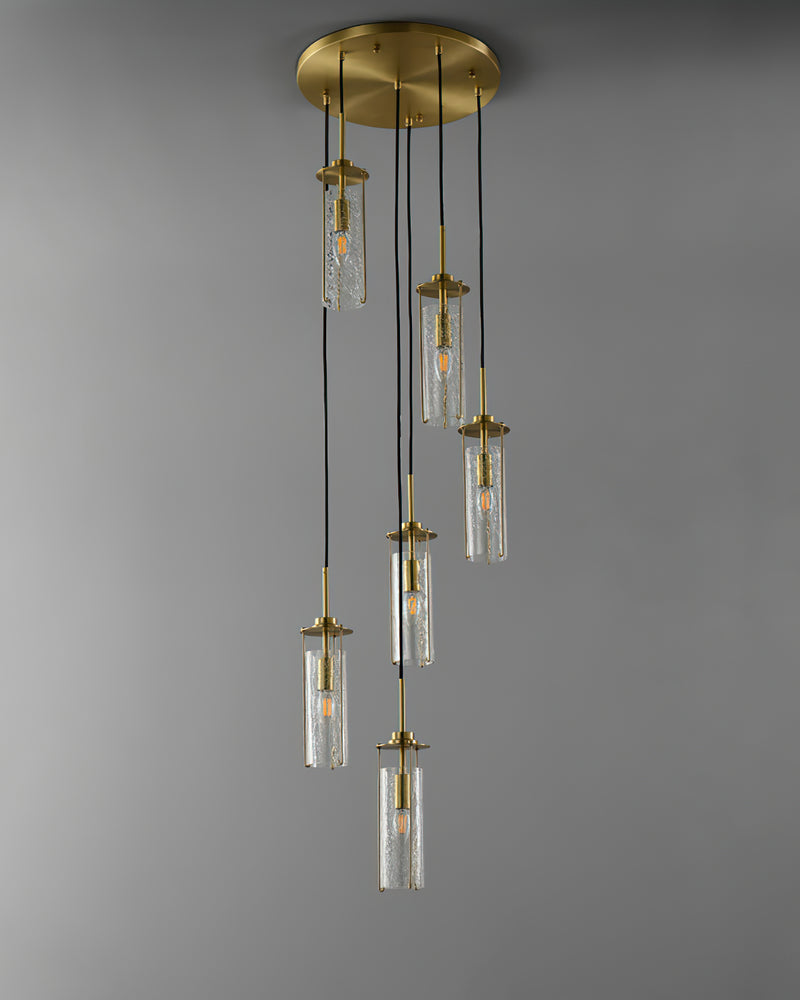 Ezra Organic Glass Pendelleuchte