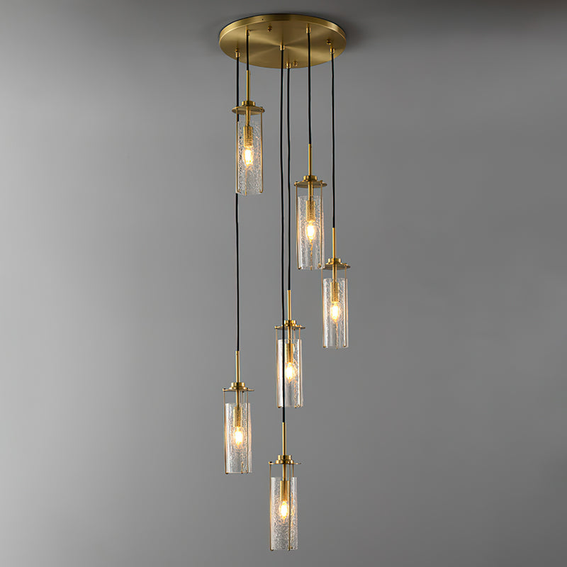 Ezra Organic Glass Pendelleuchte