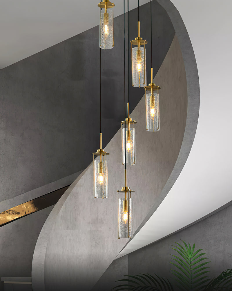 Ezra Organic Glass Pendelleuchte