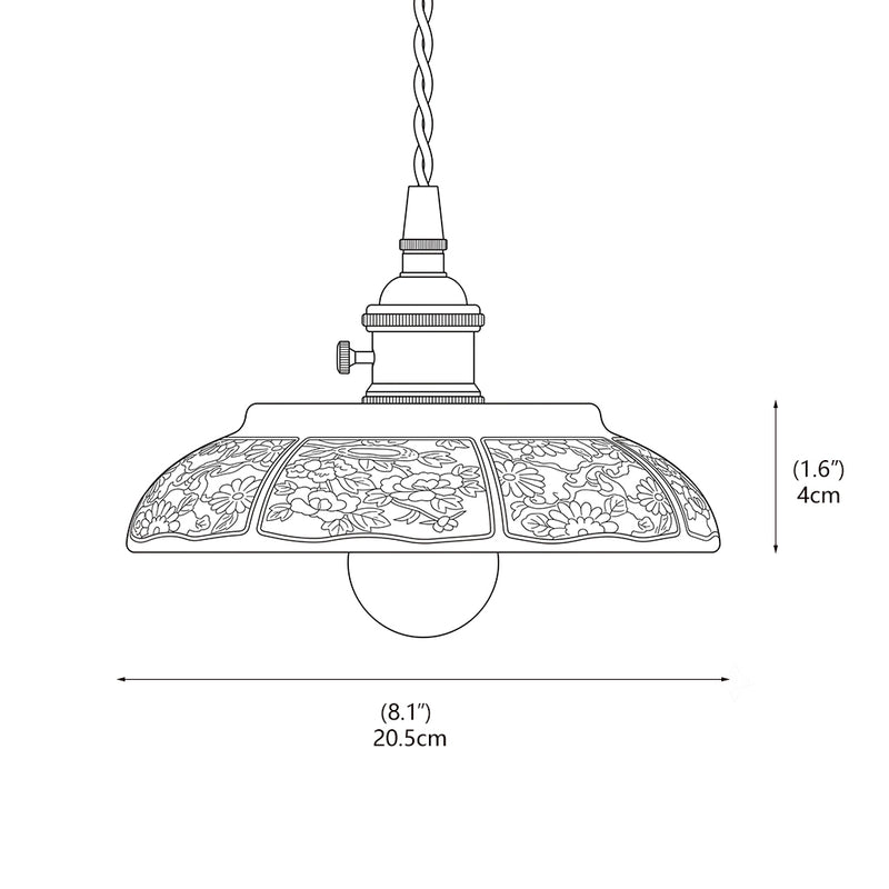 Waverly Ceramics Pendant Lamp
