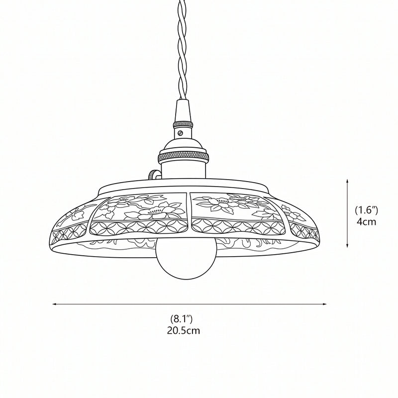Waverly Ceramics Pendant Lamp