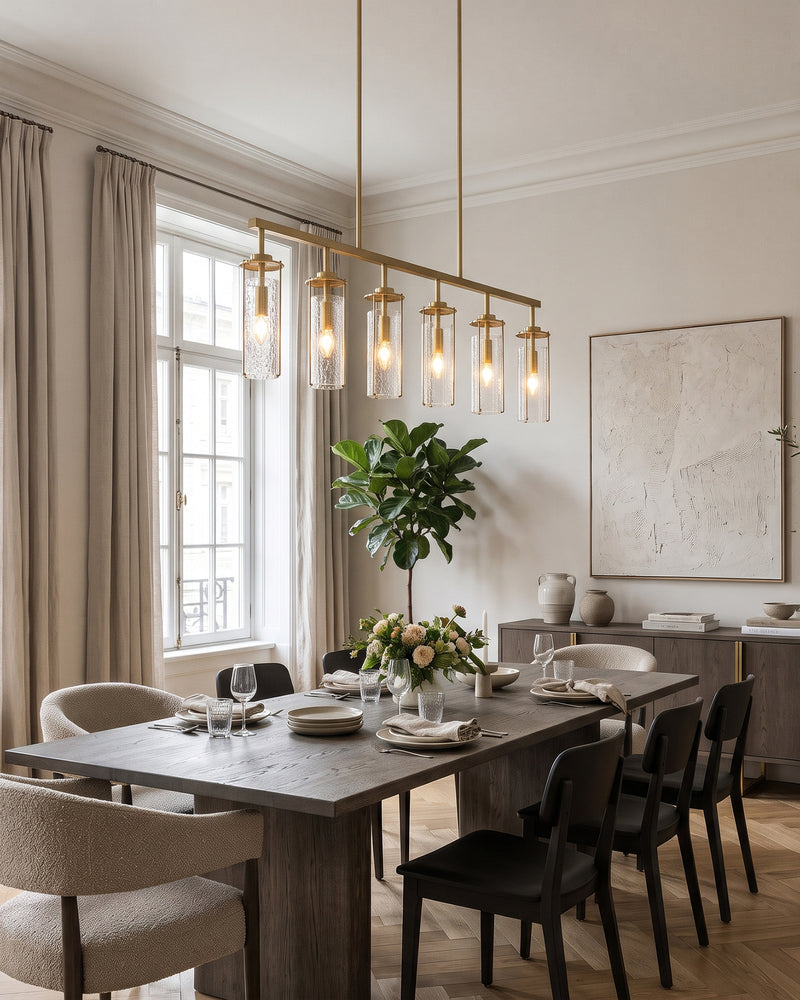 Waverly Linear Glass Chandelier