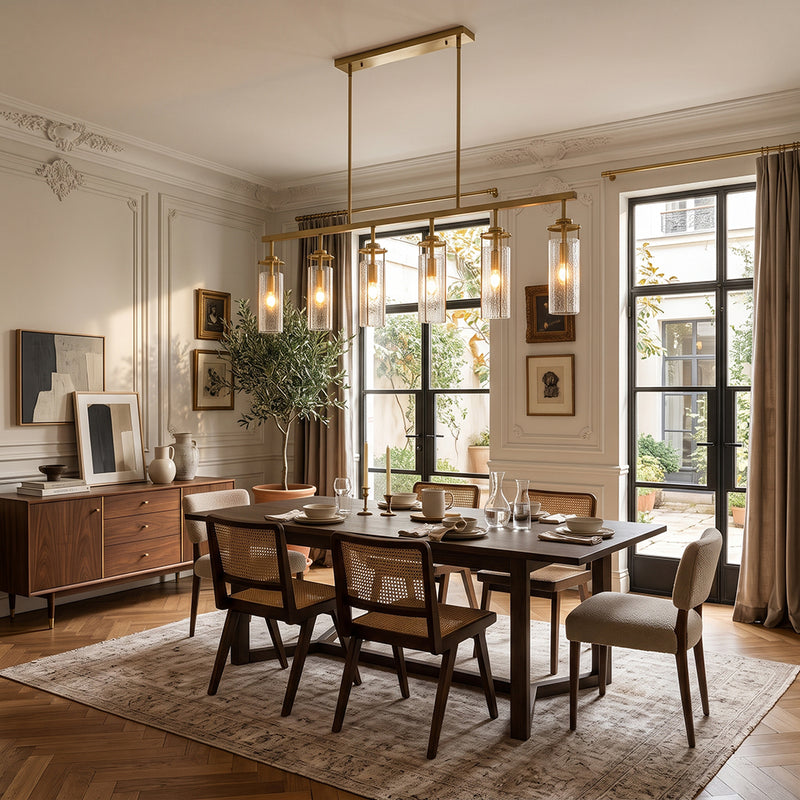 Waverly Linear Glass Chandelier