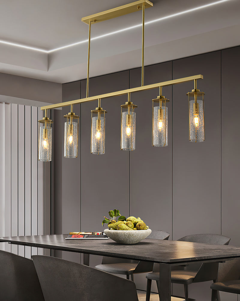Waverly Linear Glass Chandelier