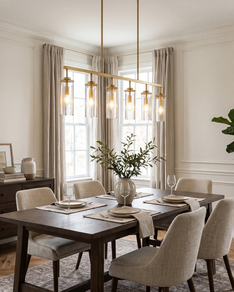 Waverly Linear Glass Chandelier