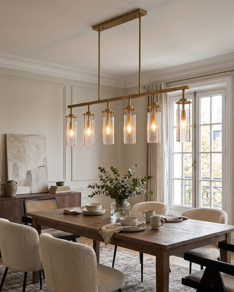 Waverly Linear Glass Chandelier