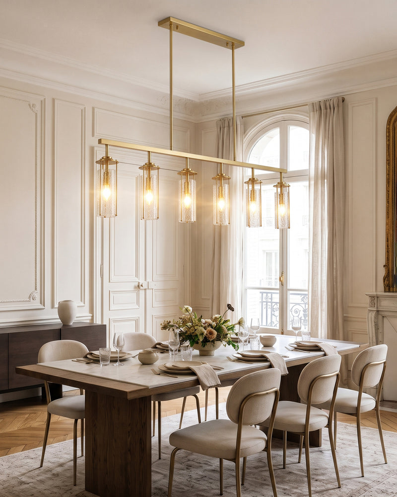 Waverly Linear Glass Chandelier