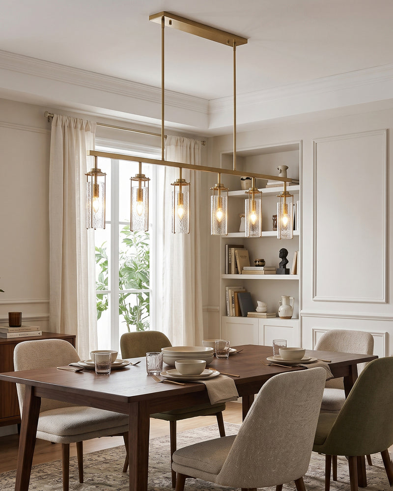 Waverly Linear Glass Chandelier