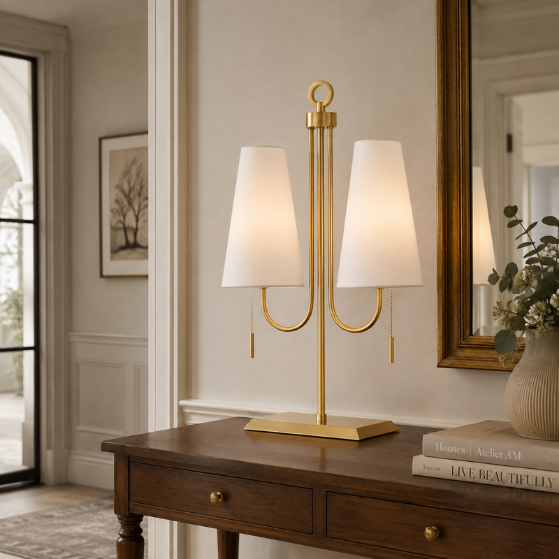 Wilkes Two Light Table Lamp