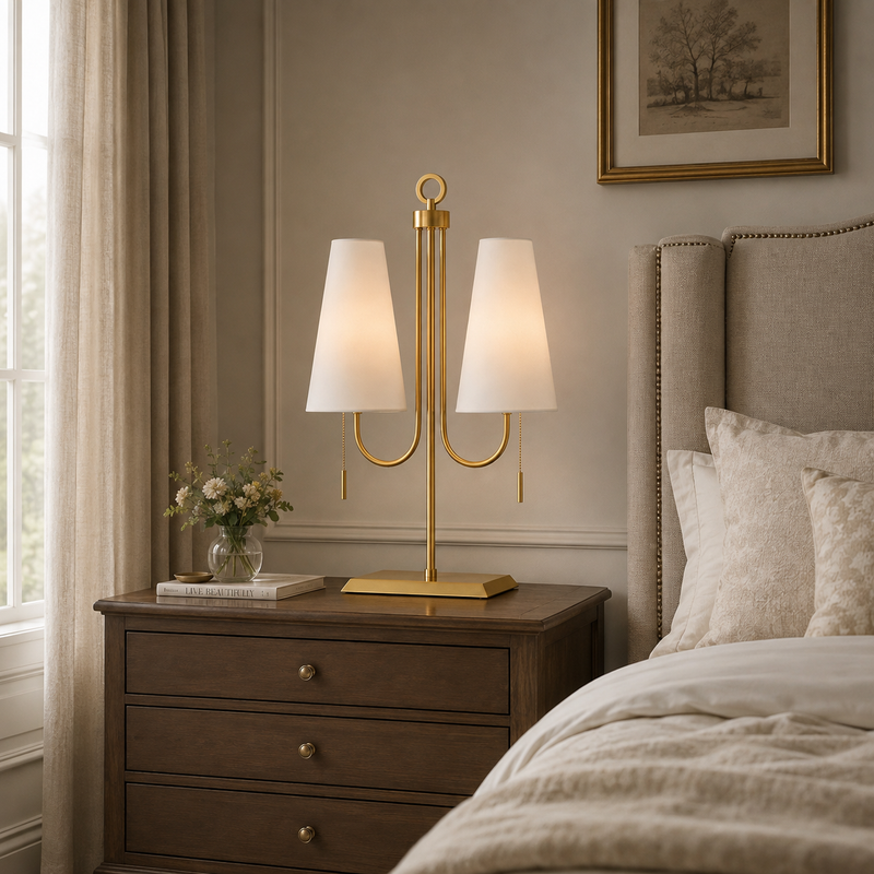 Wilkes Two Light Table Lamp