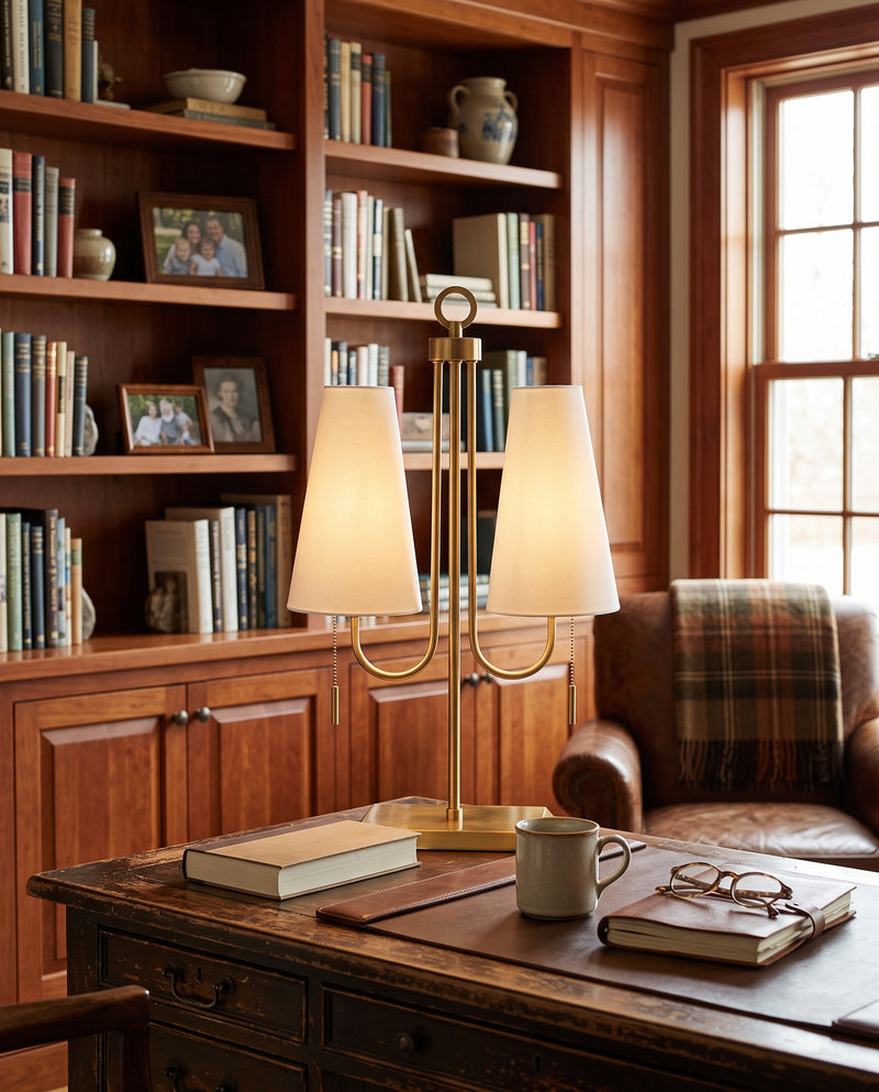 Wilkes Two Light Table Lamp