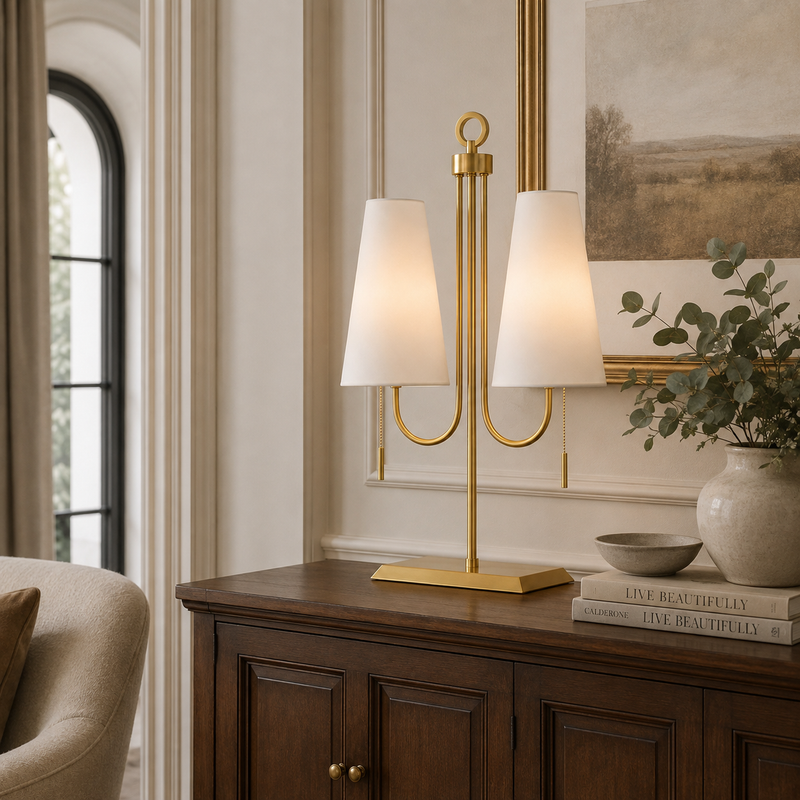 Wilkes Two Light Table Lamp