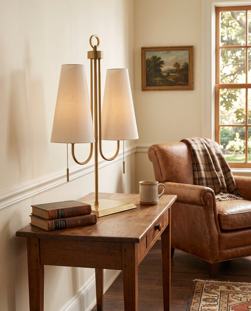 Wilkes Two Light Table Lamp