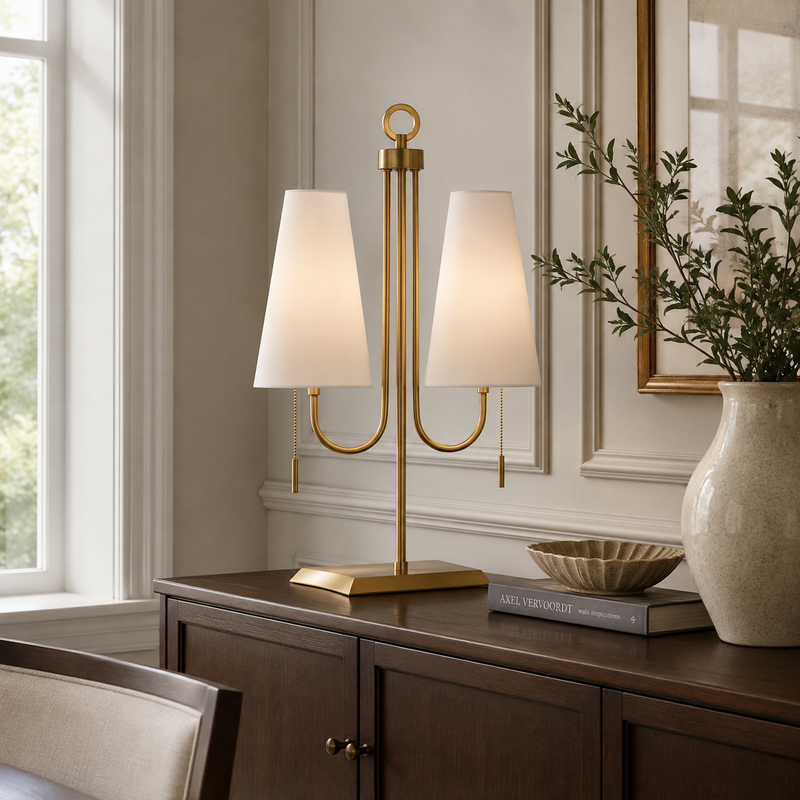Wilkes Two Light Table Lamp
