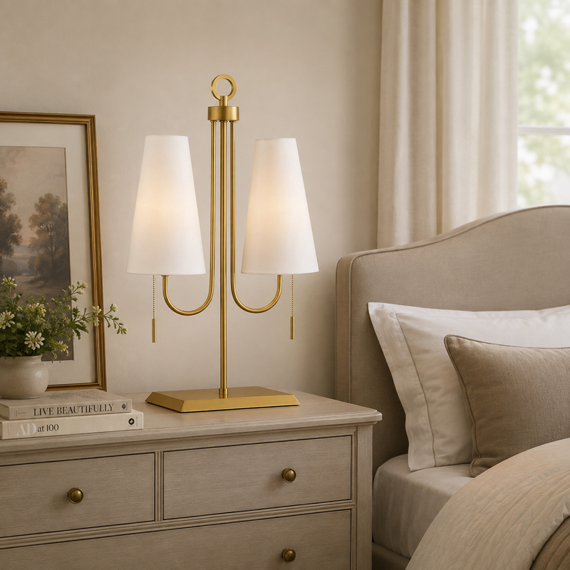 Wilkes Two Light Table Lamp
