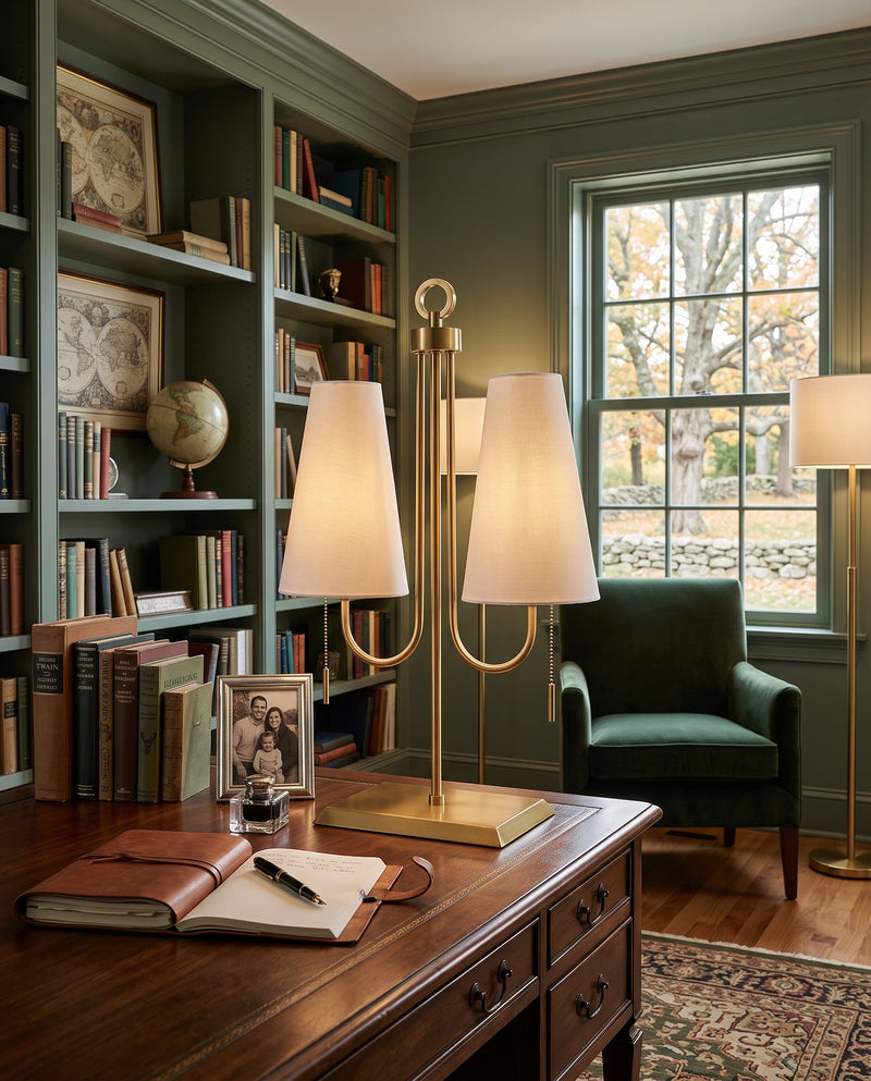 Wilkes Two Light Table Lamp