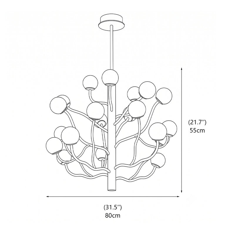 Willow Alabaster Chandelier