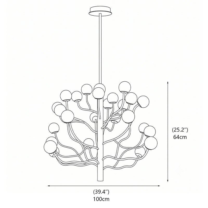 Willow Alabaster Chandelier