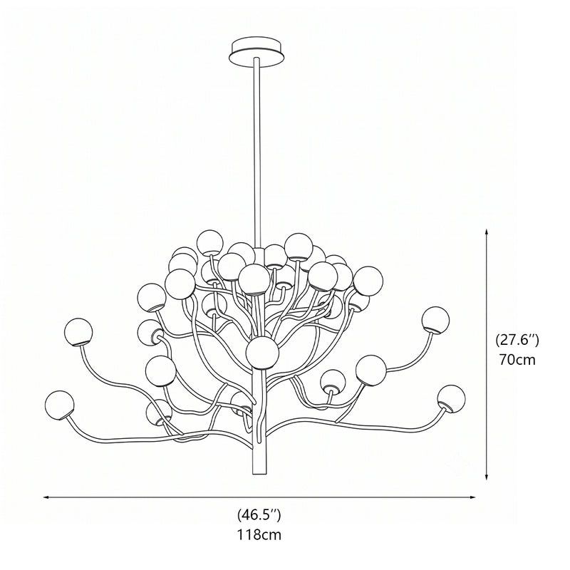 Willow Alabaster Chandelier