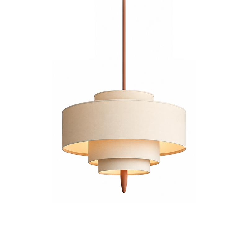 Winslow Tiered Linen Pendant Lamp