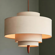 Winslow Tiered Linen Pendant Lamp – detail 15