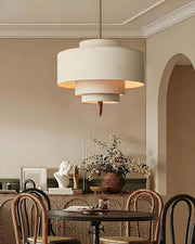 Winslow Tiered Linen Pendant Lamp – detail 12