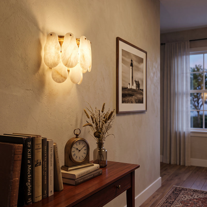 Yagla Alabaster Wall Sconce