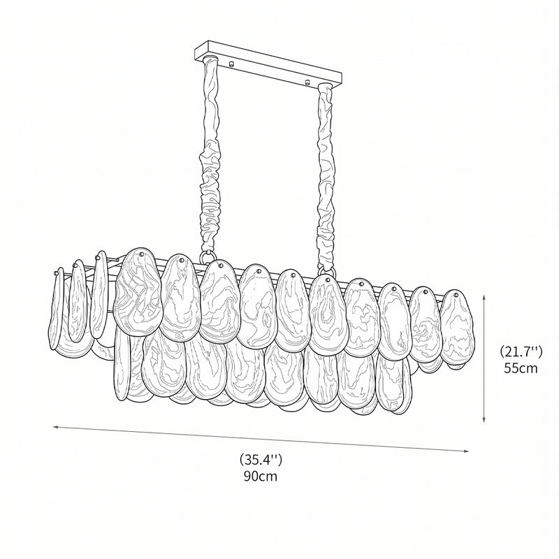 Yagla Glass Chandelier