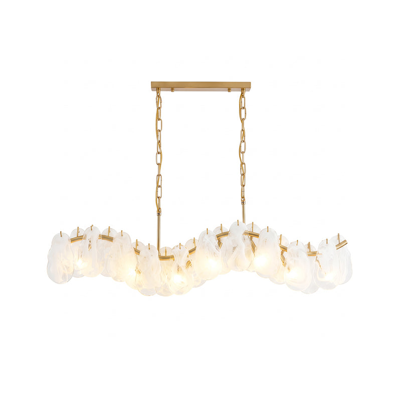 Yagla Glass Linear Chandelier