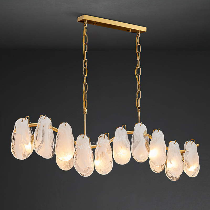 Yagla Glass Linear Chandelier