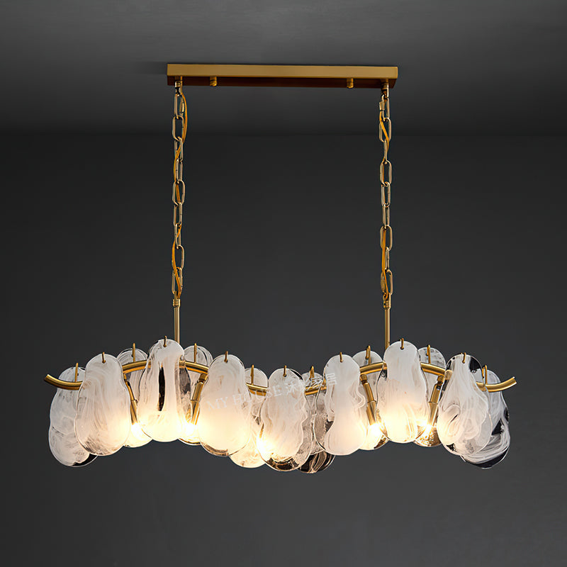 Yagla Glass Linear Chandelier