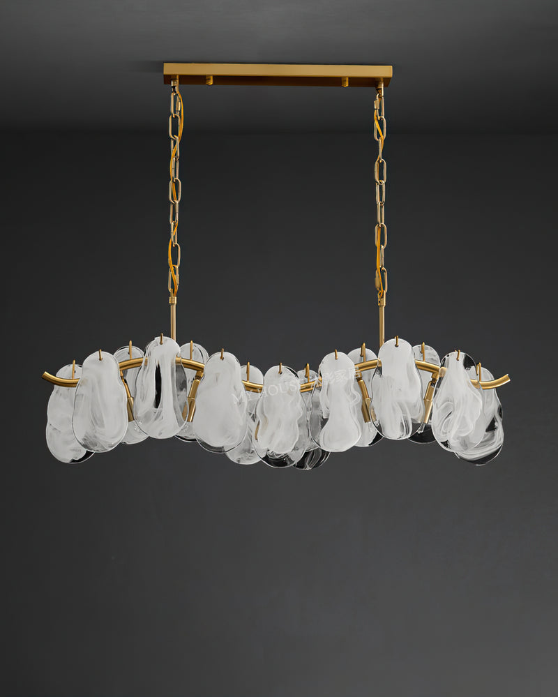 Yagla Glass Linear Chandelier
