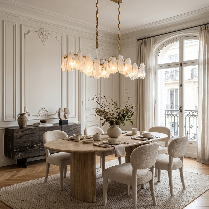 Yagla Glass Linear Chandelier