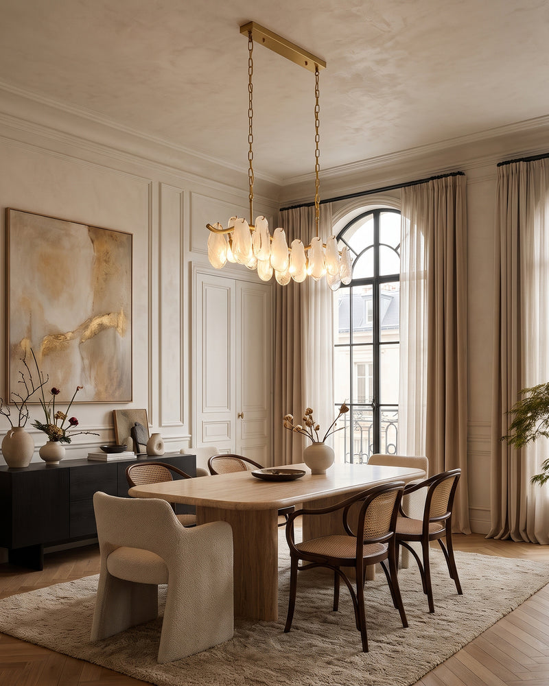 Yagla Glass Linear Chandelier