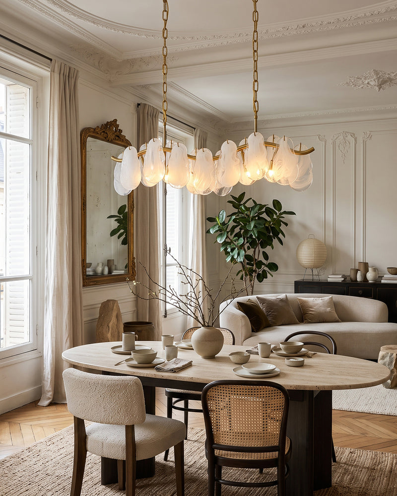 Yagla Glass Linear Chandelier