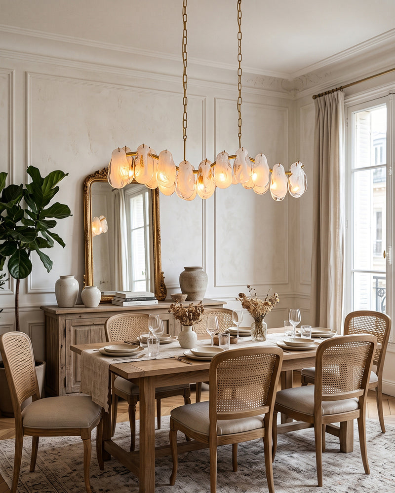 Yagla Glass Linear Chandelier