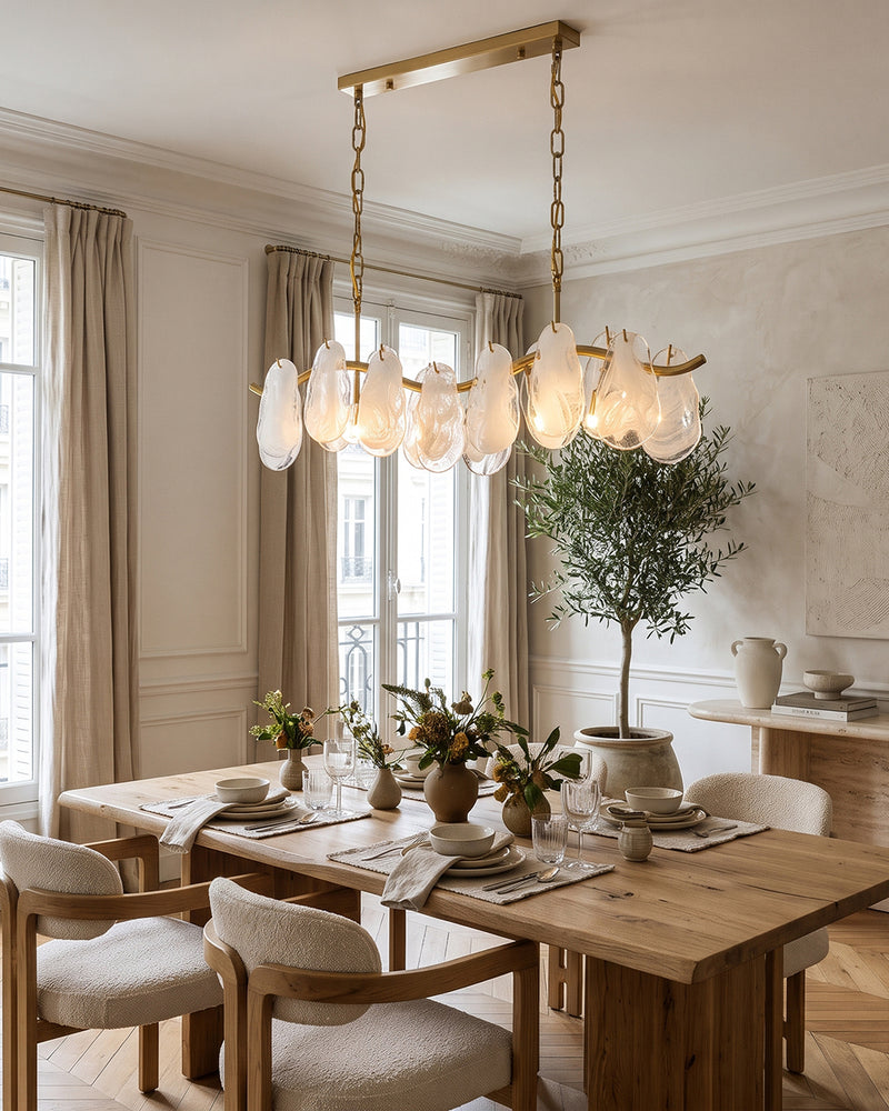 Yagla Glass Linear Chandelier